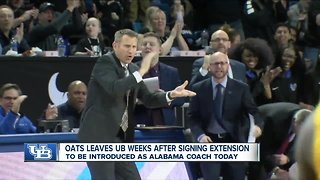 Oats leaves UB weeks after signing extension