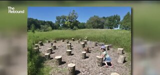 Teacher takes class outside for continued in-person learning