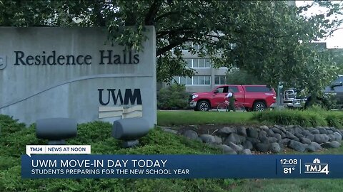 University of Wisconsin-Milwaukee students are back for move-in-day