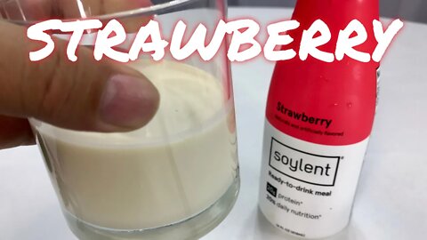 Strawberry Soylent Taste Test