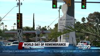 Remembering traffic crash victims by raising awareness and calling for action