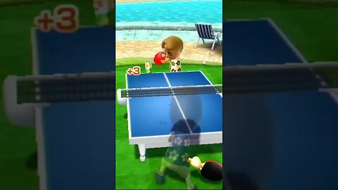Wii Sports Resort Table Tennis Return Challenge #shorts #shortsvideo #wii #wiisportsresort