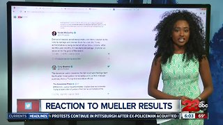 Political leaders react to results of the Mueller report