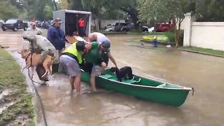 Ohio Task Force One rescues Hurricane Harvey victims in Houston