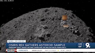 UArizona touches an asteroid to bring some of it to Earth