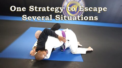 How I'm Escaping From Several Types of Side Control With One Strategy