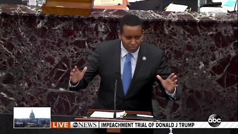 Rep. Joe Neguse delivers opening remarks at Donald Trump's second impeachment trial