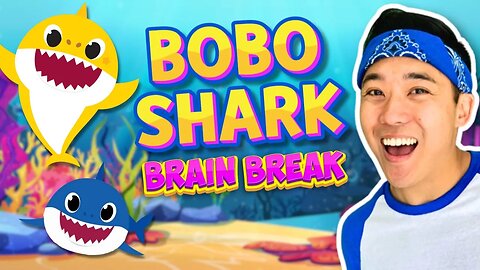 🦈 BABY SHARK Adventure Brain Break | Fun Kids Exercise + FREEZE DANCE | GoNoodle Inspired