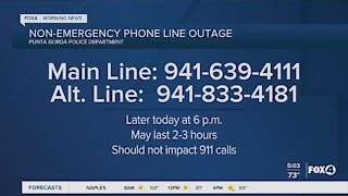 Punta Gorda Police non emergency phone line outage