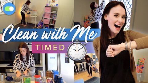 TIMED CLEAN AND ORGANISED WITH ME | Clean With Me ✨