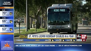 PSTA: Downtown Looper ridership has doubled in one year