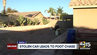 Two arrested in Mesa following foot chase