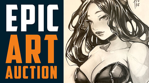 EPIC Comic Book Art Auction Part 2! Alexa Lo, Tucci, Fraga, Renie, Simeti & more!