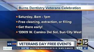 Freebies and discounts for veterans