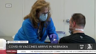 COVID-19 Pfizer vaccine arrives in Nebraska