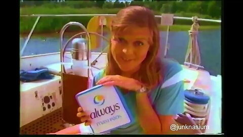 1985 Always Maxi Pads "Dry Weave" Commercial