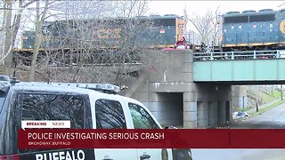 Buffalo police investigating a crash involving a CSX train and a vehcile