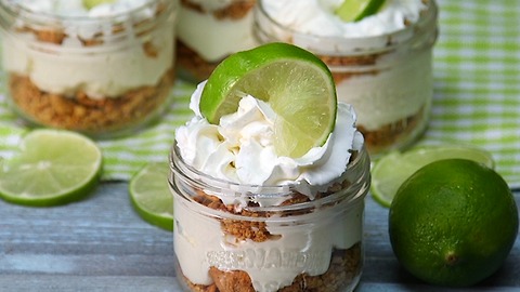 Key Lime Pie Mason Jars