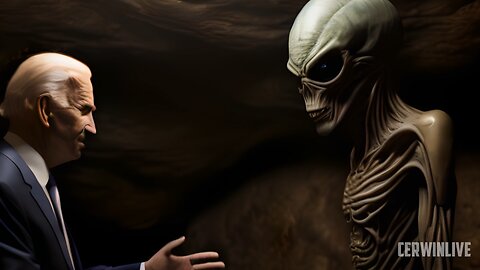 Joe Biden meets with Aliens