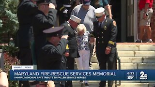 Fire service memorial held in Annapolis