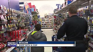 Wixom Shop with a Cop holiday event