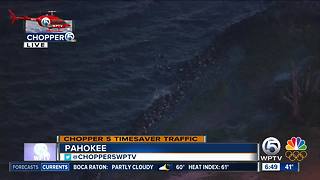Chopper 5 spots crashed boat on Lake Okeechobee possibly connected to missing fisherman