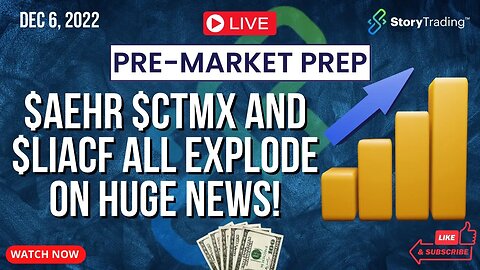 1/6/22 Pre-Market Prep: $AEHR $CTMX and $LIACF all EXPLODE on HUGE news!