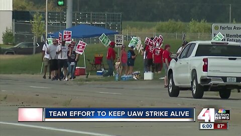 UAW members battle heat, other issues during strike