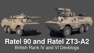 Ratel 90 and ZT3-A2 Devblogs [War Thunder 2.5 Update]