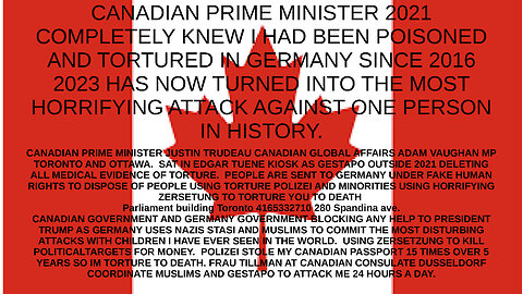BRITISH CONSULATE STOLE CANADIAN LIFE OVER FAKE EUROPEAN POLITICS WITH COLLUDING WITH NAZIS AGAINST PP THEY WANT TO KILL POLITICAL CORRECTNESS NAME OF TRUMP