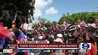 Puerto Rico's Governor resigns after protests