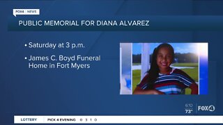 Public memorial service for Diana Alvarez to be held Saturday