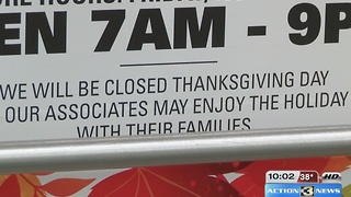 Stores split on opening for Thanksgiving