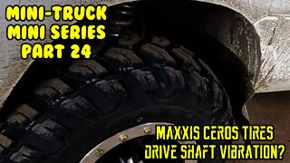 Mini Truck (SE01 EP24) Maxxis MU07 Ceros tires, Review test drive, Driveshaft vibration S83p HiJet
