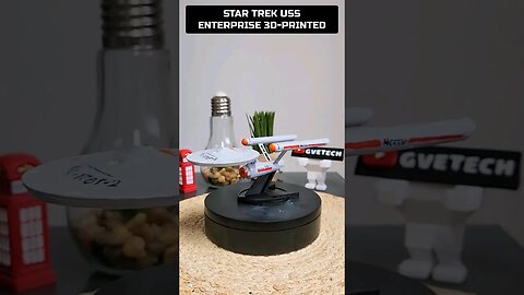 I 3D-printed the USS Enterprise from Star Trek #shorts #3dprinting #startrek