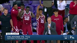 Austin Reaves scores 41 points, hits game-winner as Oklahoma rallies to beat TCU, 78-76