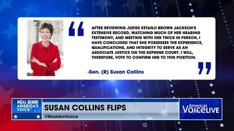 Republican Susan Collins Supports Ketanji Brown Jackson