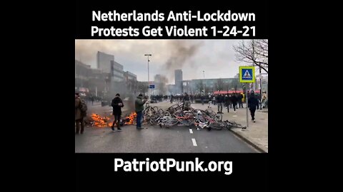 Netherlands Anti-Lockdown Protests