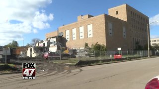 Demolition underway on old YMCA building