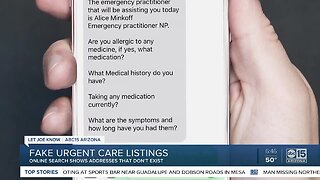 Fake Urgent Care centers popping up across Arizona