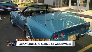 Car nuts rushing into Royal Oak early for Woodward Dream Cruise