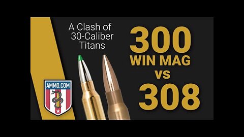 300 Win Mag vs 308 Caliber Comparison: A Clash of 30-Caliber Titans