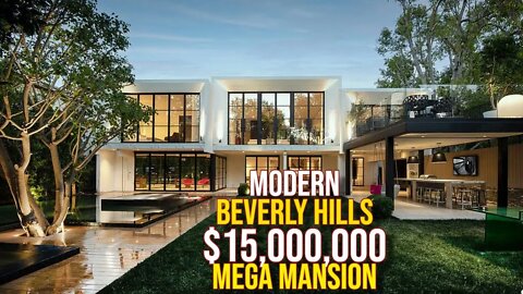 Inside $15,000,000 Beverly Hills Modern Mansion
