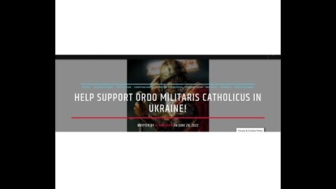 Help Support Ordo Militaris In Ukraine!