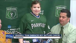 UW-Parkside baseball team makes boy with cancer’s dream come true