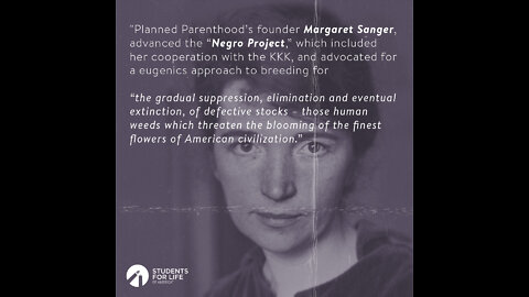 Margaret Sanger-Founder of Planned Parenthood -Admits Depopulation