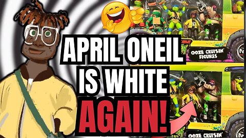 TMNT April O'neil Is WHITE AGAIN! Latest Toys REVEAL Manufacturer WHITE WASHED April For OVERSEAS!