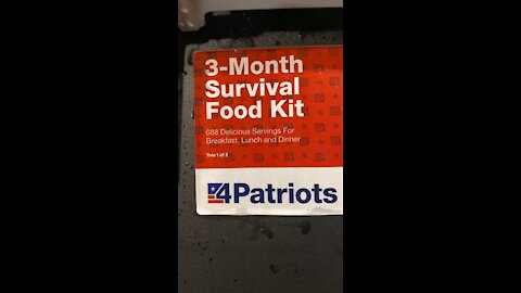 Survival food kit review, 4Patriots