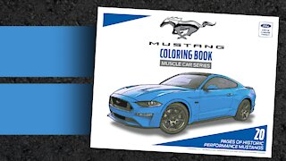 Ford Mustang Coloring Book