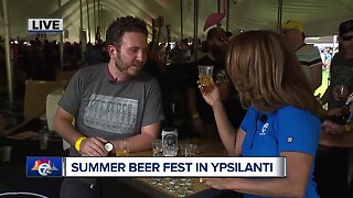 Thirsty? So are we... We're heading to the summer beer festival in Ypsilanti Friday